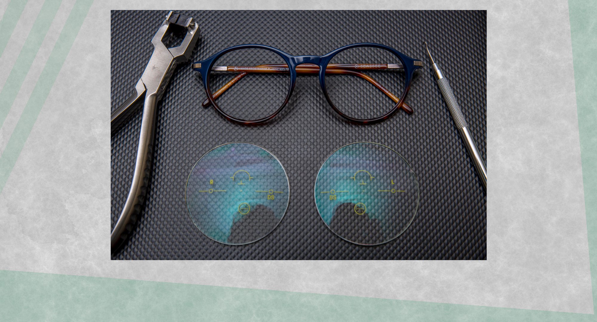 Picture Brille, Gläser und Werkzeug
